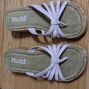 NWOT! MUDD Wedge Cork Sandals